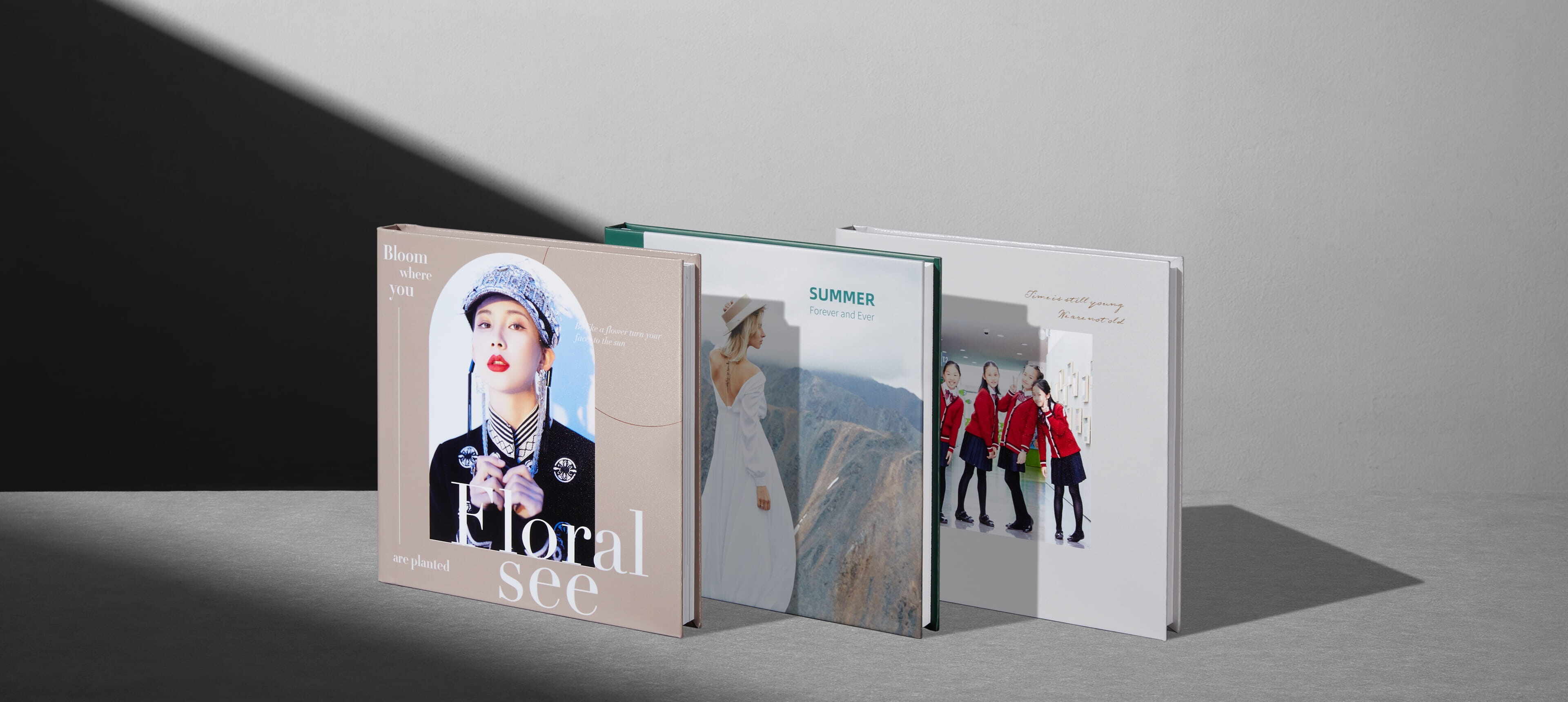 杂志风相册,纸质封面包书