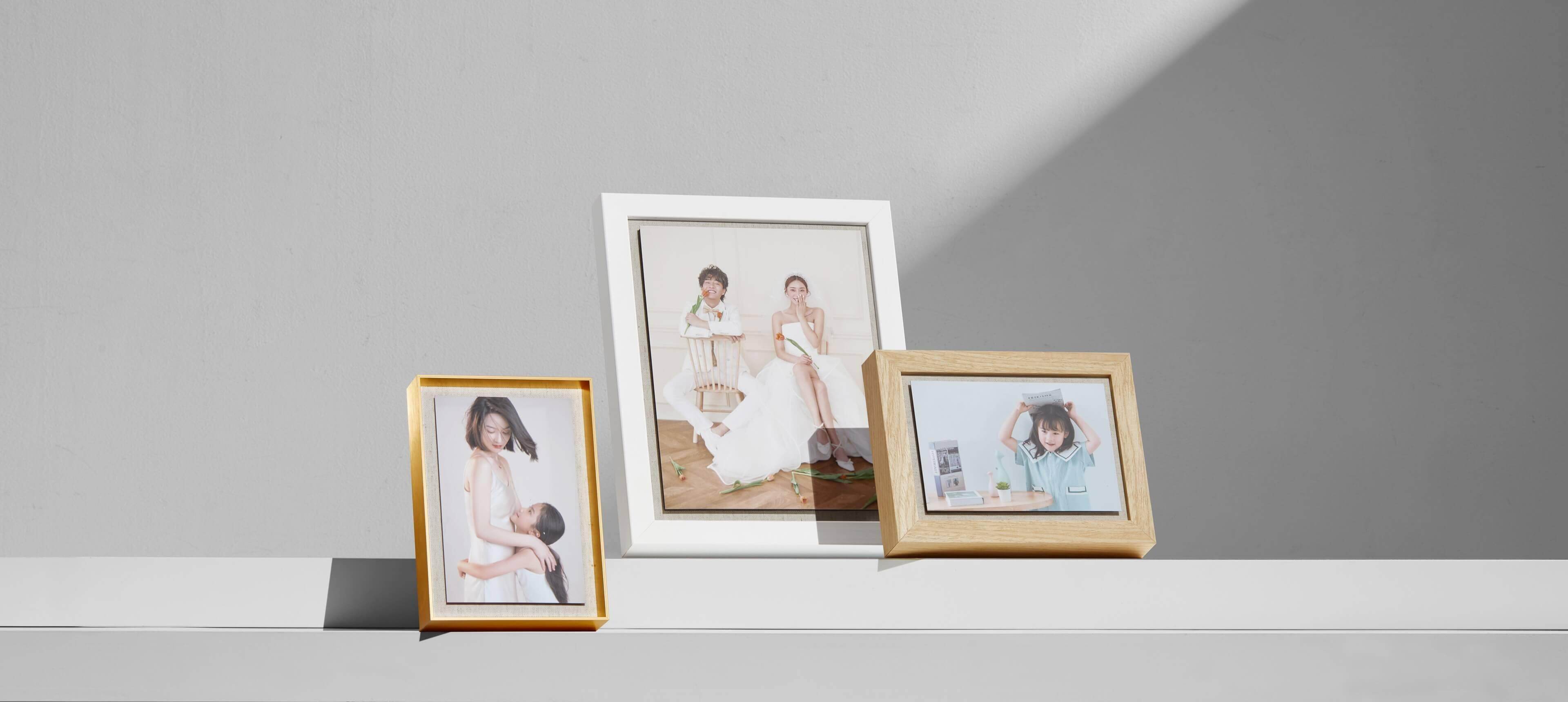 支持金属、手工原木和简约现代框条设计定制